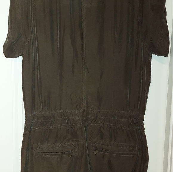 Silk Cargo Jumpsuit - Picture 3 of 12